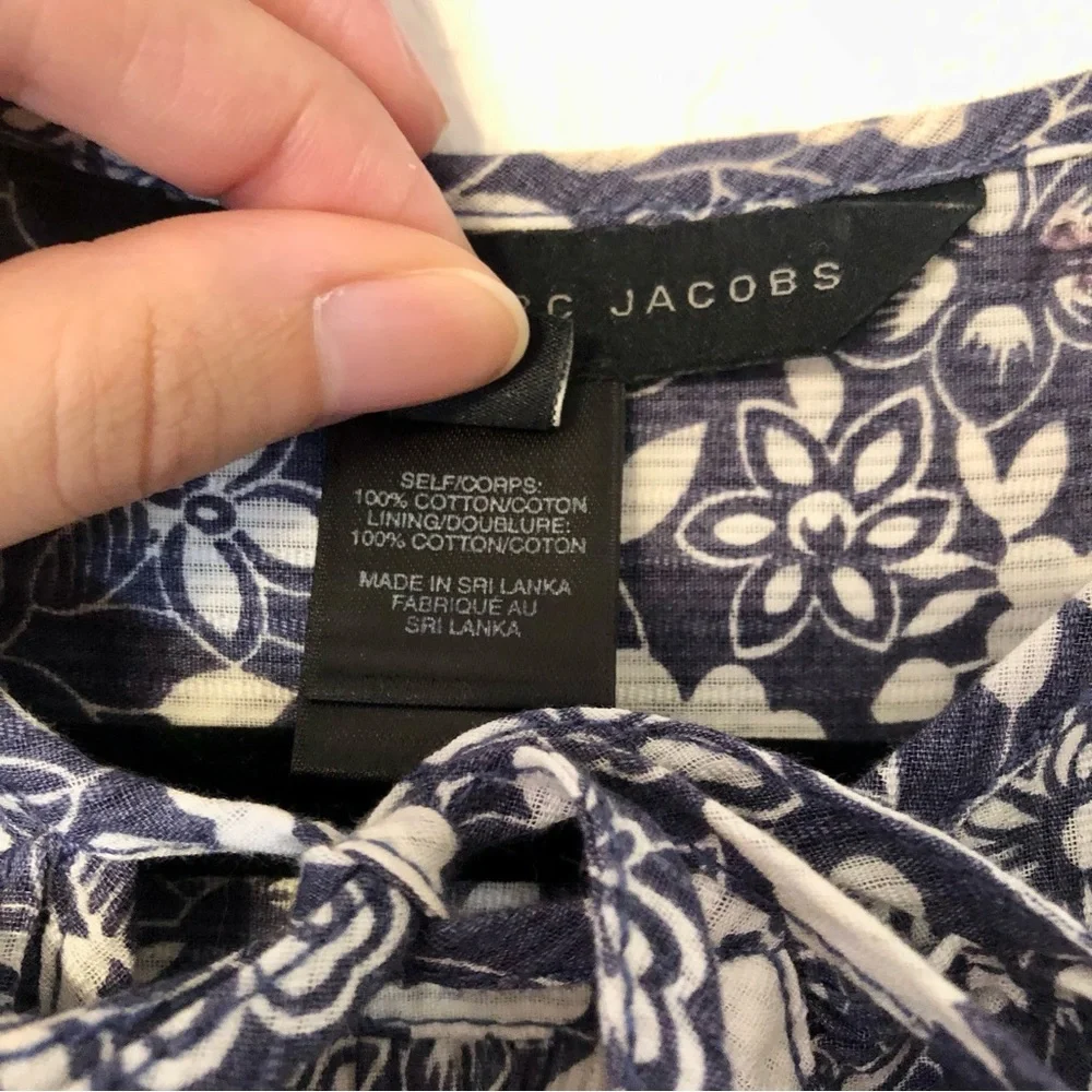 Marc By Marc Jacobs Blue Floral Dress - Picture 5 of 13